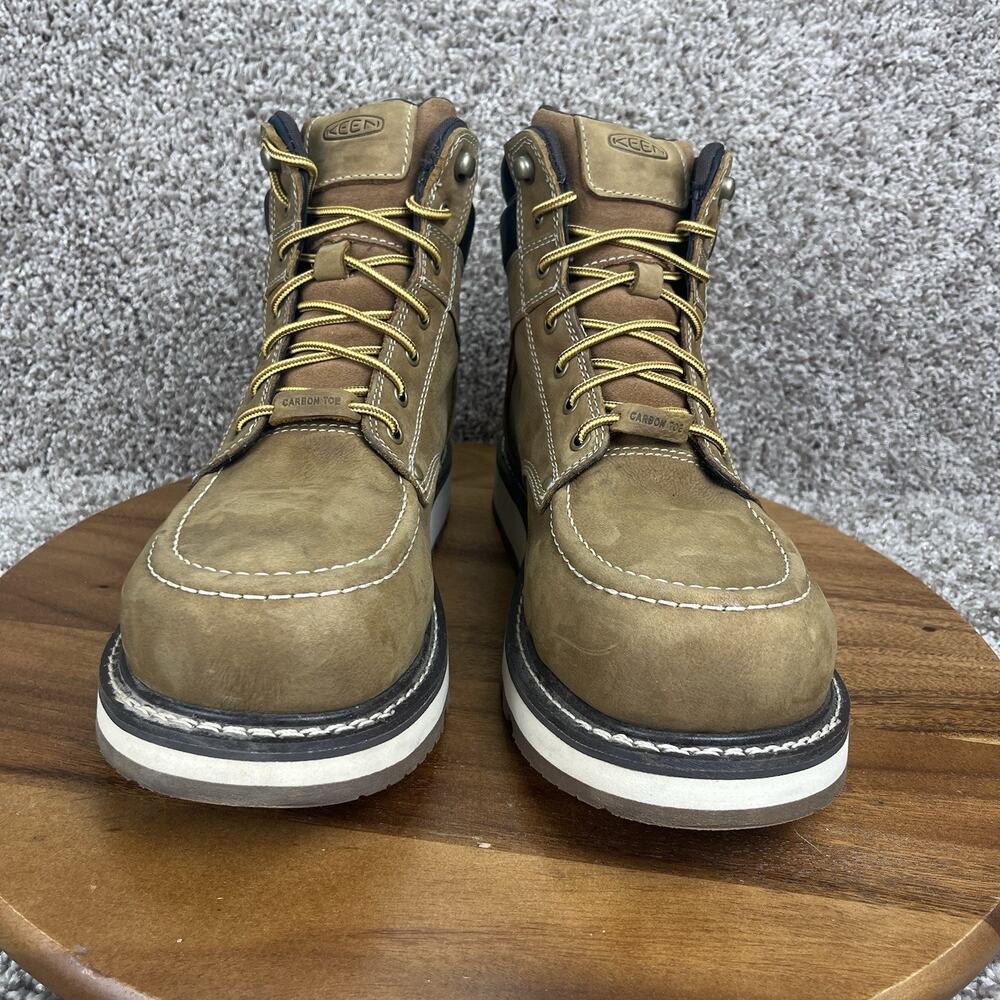 Keen 6" Cincinnati Men's Size 11D Carbon Square Toe Work Boots 1023222D Brown - Picture 2 of 9